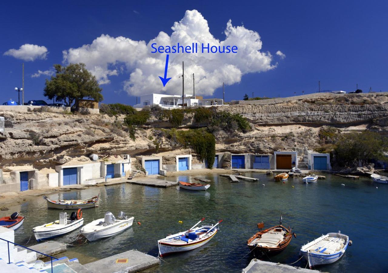 Вилла Seashell Mandrakia Sea View Экстерьер фото